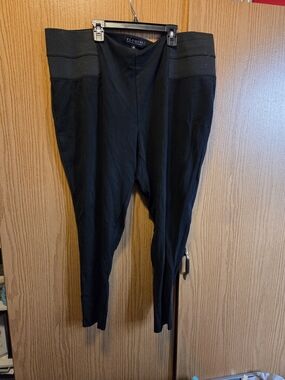 Eloquii Black Ponte Pull-On Pants
